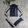 Women's Sportswear 2024 Nuovo designer Stampa a quadri Lettering Donne Luxury Cardigan Toppants a 2 pezzi Set