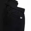 Yüksek kaliteli tasarımcı giyim pujia doğru bahar/yaz klasik stil asla erkekler için metal pantolonlar lastik