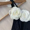 Kvinnors badkläder blommor en bit baddräkt 2024 Ny vintage retro badkläder kvinnor baddräkt baddräkt strandkläder monokini kvinnliga baddräkter