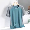 الرياضة الجافة السريعة t قميص رجال قصيرة الأكمام الصيف الخلط غير الرسمي كبير الحجم 3xl Top Tees Gym Tshirt Clother 240416