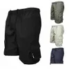 Herrenhosen Herren MTI Pocket Cargo lässige Baumwollknie -Länge Militärmänner Lose Armee Taktische Shorts Homme Sommer Joggingpants C19041901 DHB2Q