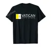 T-shirts masculins plus de design Vatican City Flag Citizen of the Holy See T-shirt For Men Women Shirt Tops Cotton Tees