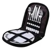 Outdoor Cutlery Foldable Fork Spoon Knife Bottle Opener Stainless Steel Pocket Set Hiking Picnic Camping Kitchen Tools