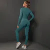 Seamless Fitnessstudio -Leggings Set Damen -Yogahosen -Hosen sexy hohe Taille Beute Lift Leggings Frauen aktiv