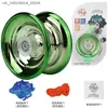 Yoyo 1Pc Professional Yoyo Ball Aluminum Alloy String Skills Yoyo Ball Bearings Suitable for Beginners Adults and Children Classic Fashion and Fun Toys Q240418