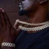 Großhandel Designer Halskette HipHop -Kette mit Diamond Factory Mode hochwertige Schmuckgeschenk Hip Hop Seite