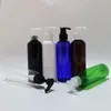 Botellas de almacenamiento 30pcs 200 ml de botella de bomba de dispensador marrón vacío 200cc recipiente cosmético de plástico con loción para champú