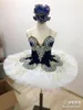 Scenverk professionell balett kjol vuxen pannkakor ballerina figurskridskedräkt för barn flickor röd svan sjö