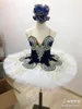 Gonna da ballo da ballo da ballo da ballo professionale Pancake per adulti Ballerina Figure Picking Costume per bambini Rosso Swan Lake