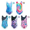 Scenkläder ärmlös 3-12 år Girls 'Dancewear Breattable Gymnastics Leotards for Kids One-Piece Bodysuits