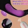 Vibrator Vibrator Женский носимый мини -вибер для взрослых игрушек стимулятор удаленного управления вибрациями массажер сексуальные игрушки для женщин