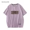Wavlatii dames luipaard gedrukt t shirts vrouwelijke witte mode streetwear 100% katoenen zwarte tees tops voor zomer 240412