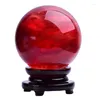 Bangle High End Red Crystal Ball Attracting Wealth And Widely Entering Tea Room Wine Cabinet Decoration