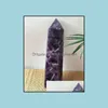 Gemystones en vrac 1pcs Dream Natural Amethyst Crystal Quartz Points de guérison Drop Livraison OTGK9