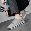 Sapatos casuais parzival homens vulcanizados plataforma de primavera respirável lona sneaker zapatos informales de hombre