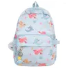 Rugzak bloemenontwerper nylon dames vrouwelijke reistas rugzakken schooltas voor tienermeisjes grote capaciteit bookbag mochila