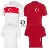 2024 Turkiye Soccer Jersey E Cup Turkey National Team Home Away Away Kokcu Yildiz Enes Calhanoglu Men Kid Shirts Kit
