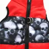 Hondenkleding huisdieren kleding winter warme jas met riem gesp gewattekst vest outfit gewatteerde jas voor puppy kleine honden huisdier koud weer