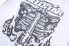 2024 Spring/summer Hell Side Goddess Dark Skeleton Printed Short Sleeved T-shirt Unisex