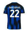 Fans Player 23 24 Lukaku Soccer Jersey Barella Inters Milans Lautaro Vidal J. Correa 2023 Fotbollskjorta Calhanoglu Men Kit 3rd Kids Equpment DiMarco Thuram