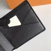 Mens Designer Wallets Luxurys متعددة محفظة كلاسيكية حامل EPI حامل البطاقة القصير عالي الجودة من الذكور الأزياء الكبيرة Zig Zag حقيبة القابض الصغيرة مع صندوق أصلي