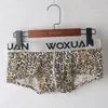 Underpants 3 Pcs/Lot Arrivals 2024 WOXUAN Brand Men's Leopard Boxers Polyester And Spandex Man Bulge Pouch Shorts Panties Gay Trunks