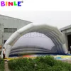 10x8x5mh (33x26x16,5 фута) Серебряный роскошный гигантский надувной надувной накладной крыша с воздушной палаткой с воздуходувка для соревнования для копьера или музыкальной вечеринки.