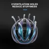 Radsportkappen Masken RNOX Women Bike Helm Cycling MTB Mountain Road Bike Helme Integral erfüllte Stoßdämpfer-Männer Radsportfahrradhelm L48