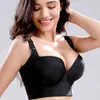 Sutiã plus size push up women cup bra hide linger lingerie de cobertura completa de roupas de roupas de gordura gorda incorporada