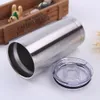 20 oz Stainless Steel Tumbler Double Wall Car Cup Vacuum Insulated Coffee Cup DIY sublimation Beer Mug254g