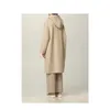 Designer jas dames jasjassen wol mengsels jassen trench jas met een vaste kleur dames slanke lange windbreaker wollen xw9p