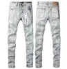 Lila varumärke jeans mode trend kusbi jeans designer ksubi jeans mens mager jeans 2024 lyx denim byxa orolig rippad biker svart jean smal fit jeans 28-40