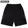 Shorts masculinos harajuku retro preto esportivo masculino masculino de grandes dimensões campus de corrida de motocicleta colégio casual faculdade