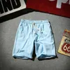 Short masculin Summer Man Hawaiian Style plage coton lin élastique taille pantalon courte décontracté des hommes