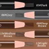 Ögonbrynsförstärkare 5st Vattentät ögonbrynspennor Markör Tint Eyebrow Makeup Brow Pencil Enhancers Professional Microblading Pen Eyes Cosmetics