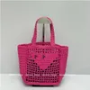 New Woven Shoulder Bags Womens Beach Bags Designer Straw Tote Bags Hollow High Quality Underarm Bag RAFFIA Purses