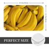 Bath Mats Yellow Banana Mat Fruit Bathroom Carpet For Shower Home Decor Washable Absorbent Foot Non Slip Design Toilet Pad