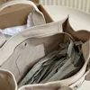Kumaş Malzeme Tote Çanta Tuval Alışveriş Çantaları Tasarımcı Çanta Çantası Moda Nakış Mektubu İç Cep Yüksek Kaliteli Debriyaj Poşeti Çıkarılabilir Omuz Kayışı