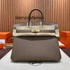 Women Luxury Handbag L High end bag TOGO top layer cowhide and lychee pattern large capacity handbag genuine leather bag