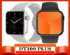 DT100 Plus Smart Watch PK IWO W37 Pro Smartwatch 2021 hommes Femmes Bluetooth Call Custom Watch Face 320 385 Pixel IP67 étanche