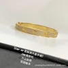 High End Designer jewelry rings for womens Carter V Gold Full Sky Wide Narrow Bracelet Precision CNC Thick Plated 18k Double Ring Necklace Ring Original 1to1 With logo