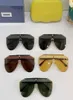 Solglasögon med oberoende partiella storlekar Personliga tempel Designer Utmärkt UV -skydd Glasögon GG0584S Sunscreen Eye Pro8936814