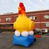 تصميم جديد دجاج قابل للنفخ ، نموذج بيض الحضنة في مهب ، حيوان قابل للنفخ للمزرعة