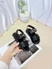 Luxury baby Sandals Logo gravure printing Kids shoes Cost Price Size 26-35 Including box Two color optional girls boys Slippers 24April