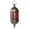 Candle Holders Hanging Holder Chandelier Moroccan Vintage Lantern Contain 40Cm Chain