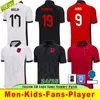 2024 Albania National Team UZUNI Mens Soccer Jerseys HYSAJ LENJANI ABRASHI RAMADANI Home Red Away White 3rd Black Football Shirts