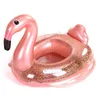 Rooxin baby simning ringvatten lekrör pool flottör för barn simma cirkel enhörning flamingo pool uppblåsbar leksak sommarfest 240412