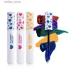 Mascara 7 Colors/Set Waterproof Color Mascara Eyeliner Charming Longlasting Colorful Curling Lengthening Extension Eyelashes L410