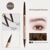 Enhancers Doubleend Eyebrows Pencil Triangle Tip Professional Waterproof 0.01mm Ultra Fine Liquid Eye Brow Pen Water Brow Eyes Makeup