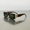 2024 Nuevas gafas de sol en vivo Mujer de lujo Diseñador de marca Marco retro Gran gafas de sol